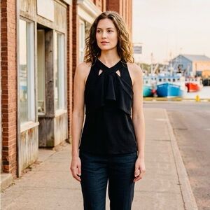 Apt. 9 Black Halter Tank Top